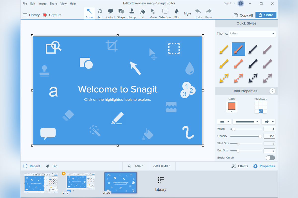 can we use snagit tool in vdi